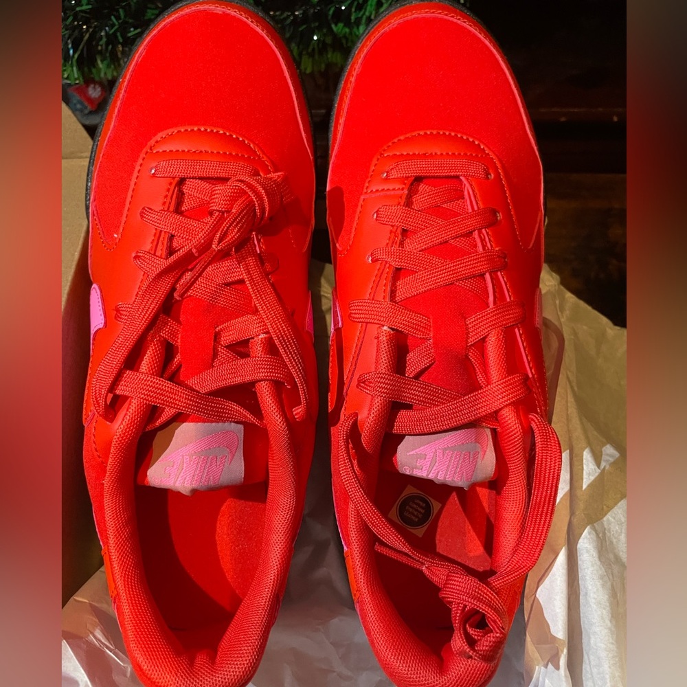 Nike Crimson and Pink Athletic Shoes